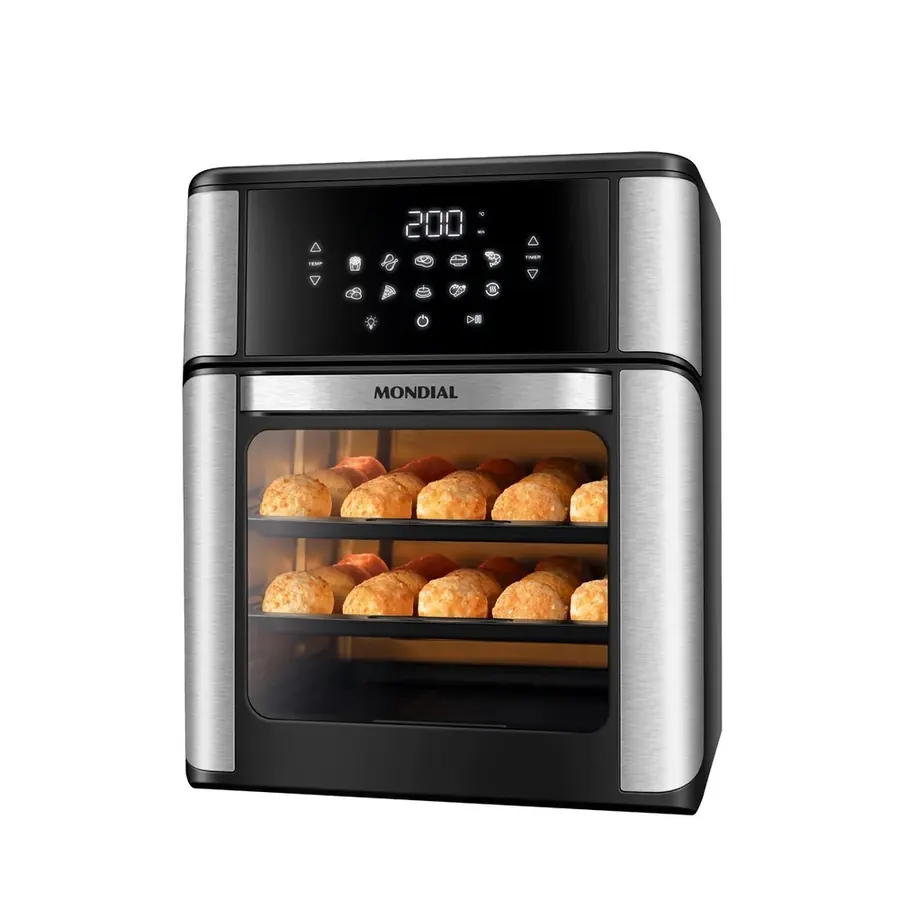 Fritadeira Elétrica Forno Oven 12L AFON-12L-BIVOLT Air Fryer + Forno 2 em 1 Mondial